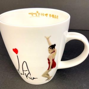 RARE Yuna Kim South Korean Gold Medal Olympic Figure Skater Mug IB Sports